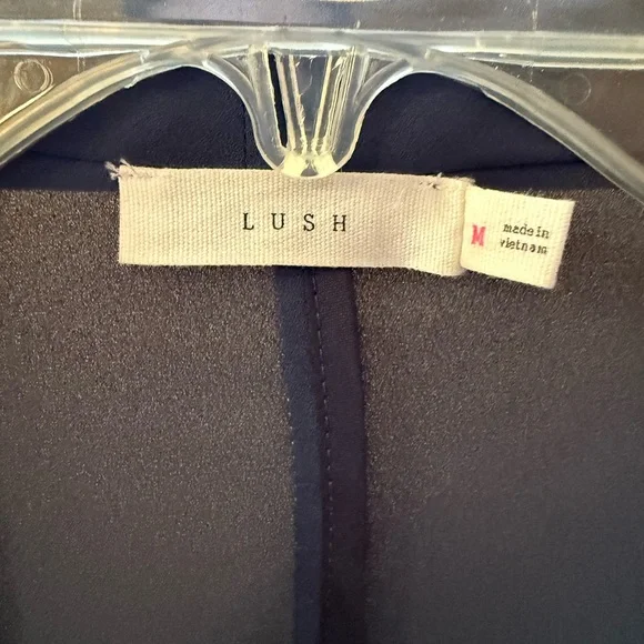 NWOT semi sheer navy blue “blazer”. - Picture 3 of 4